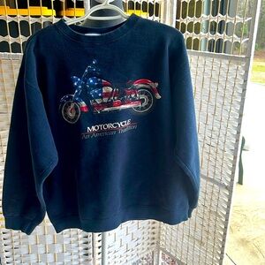 Pluma vintage motorcycle heavyweight fleece sweatshirt